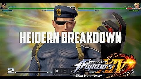 KOF XIV Breakdown Heidern