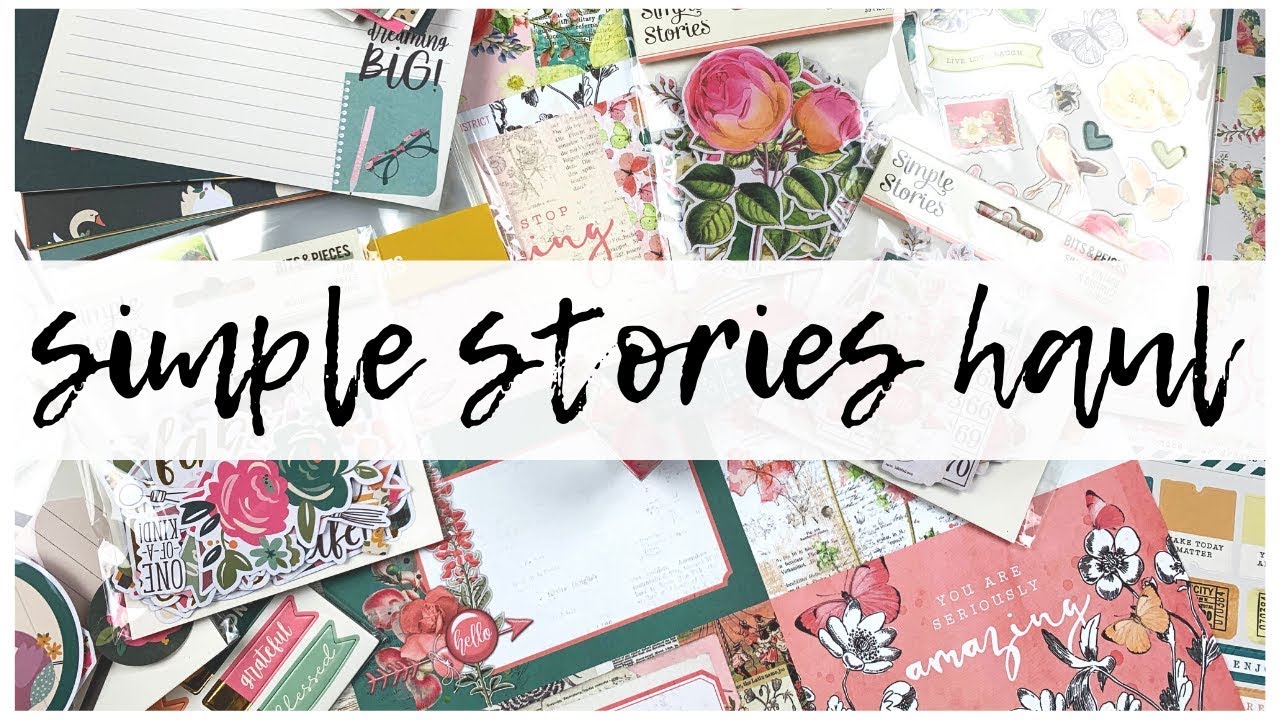 Simple Stories Scrapbook Haul from The Organised Hedgehog | ms.paperlover | [ad]