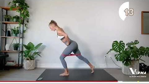 mini band afundo retrocesso unilateral