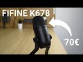 Fifine k678  un microphone  la finesse abordable  unboxing et test