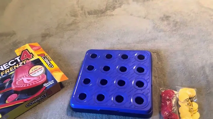 Unboxing, Game Look, and Setup of Connect 4 Frenzy Game