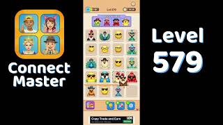 Celebrity Connect Master Level 579 Walkthrough 🧩 | Match Puzzle | Puzzle Solutions & Tips | Go Answer Net Worth