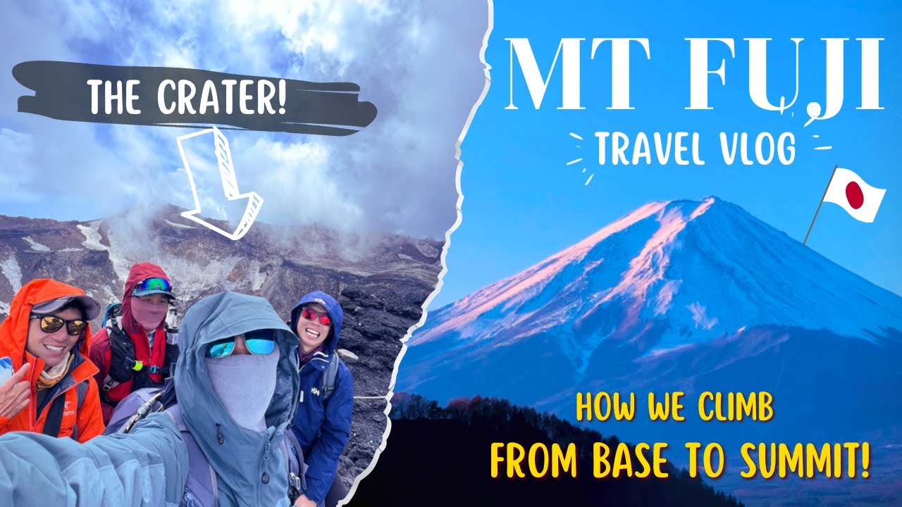 MOUNT FUJI CLIMB: 🇯🇵HOW WE CLIMB FROM BASE TO SUMMIT!! [VLOG, LODGING, FOOD, SUNRISE AND SUNSET!]