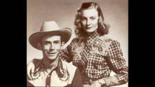 Hank &amp; Audrey Williams - I&#39;ve Got a Blue Love in my Heart