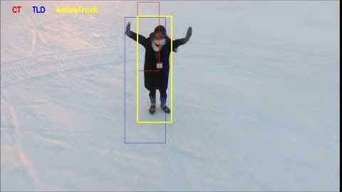 Phantom 4 Active Track algorithm test and comparison: girl in snow