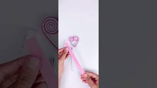 DIY Heart pen decor// Easy DIY pen &amp; pencil decorations// Back to school supplies
