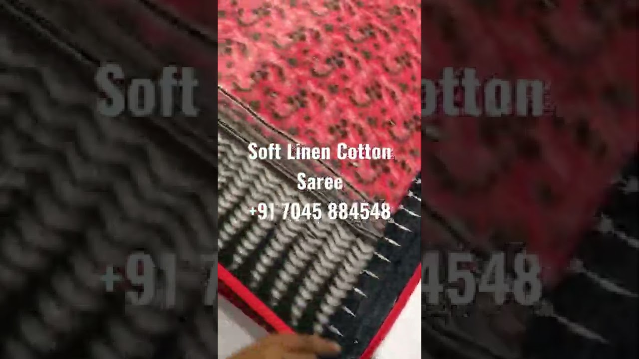 Soft Linen Cotton Saree 