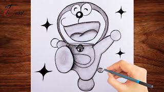 How to Draw Cute Doraemon Step by Step | Easy Pencil Sketch screenshot 2