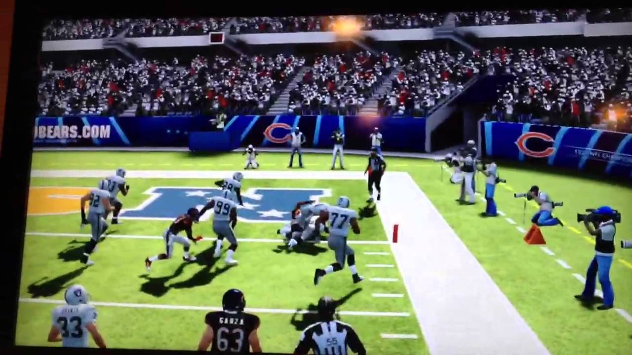 Matt Forte Touchdown Run:Madden 13 - YouTube