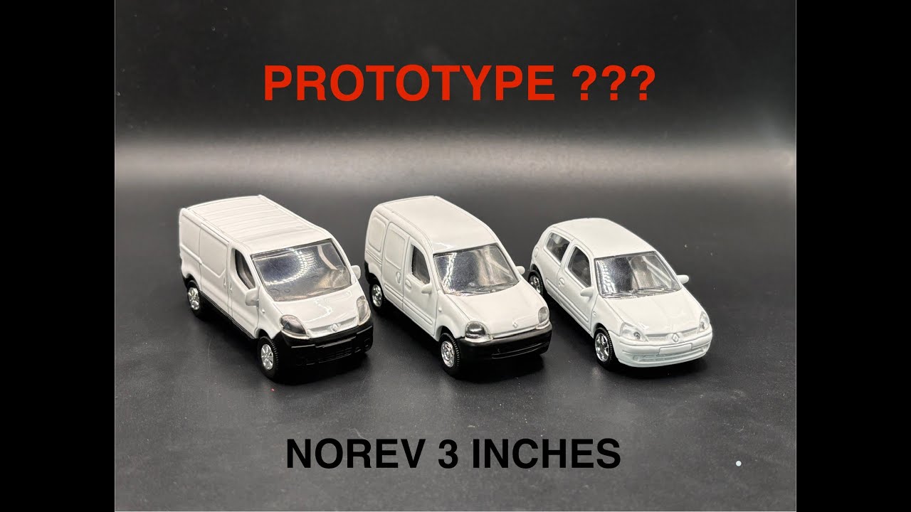 Présentation de mes prototypes Norev 3 inches 1/64