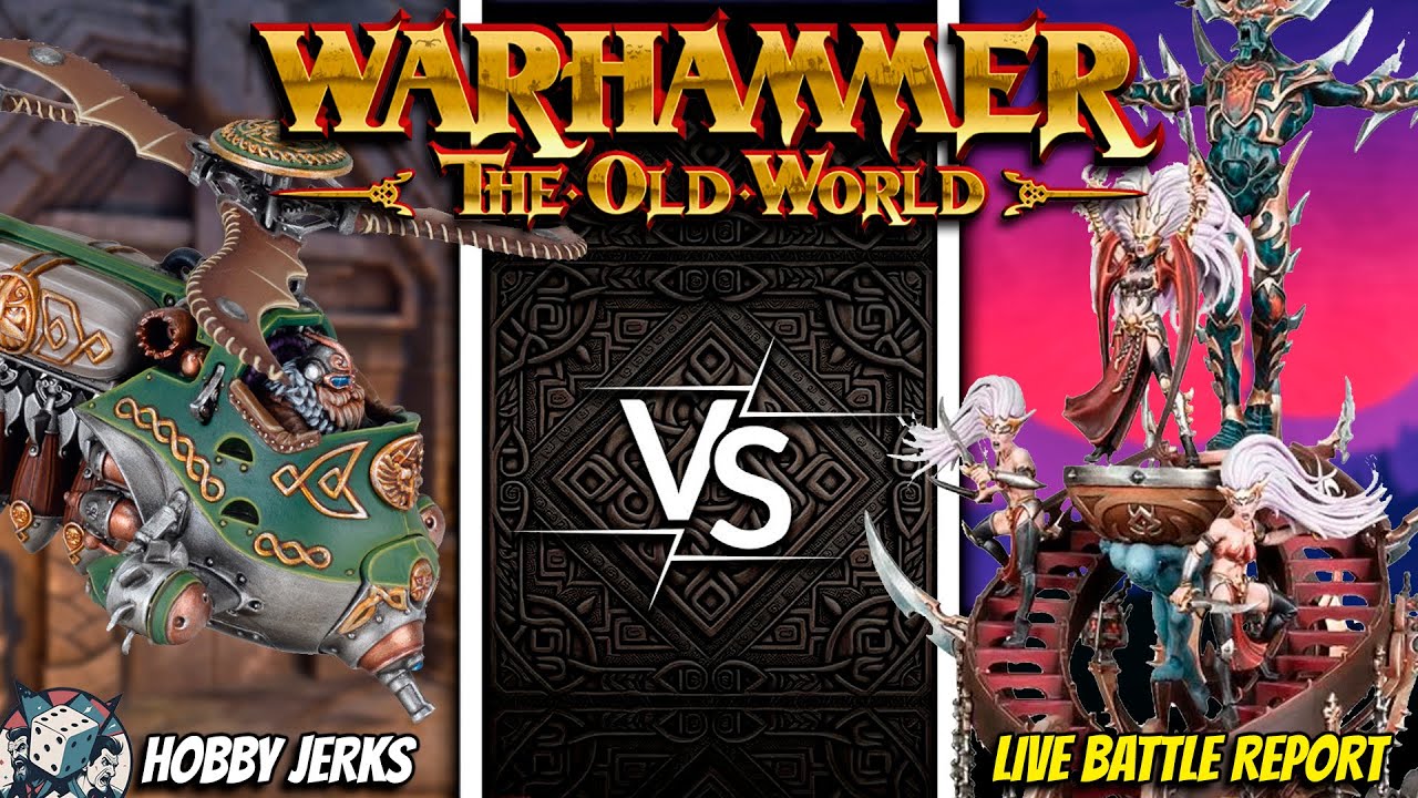 Dwarfs vs Dark Elves | Warhammer The Old World (Live Battle Report ...