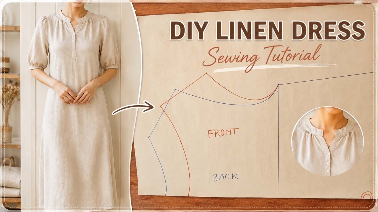 You Can Sew This Linen Dress in One Day You Can Sew This Linen Dress in One Day