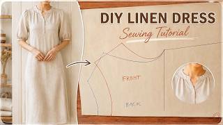 You Can Sew This Linen Dress in One Day