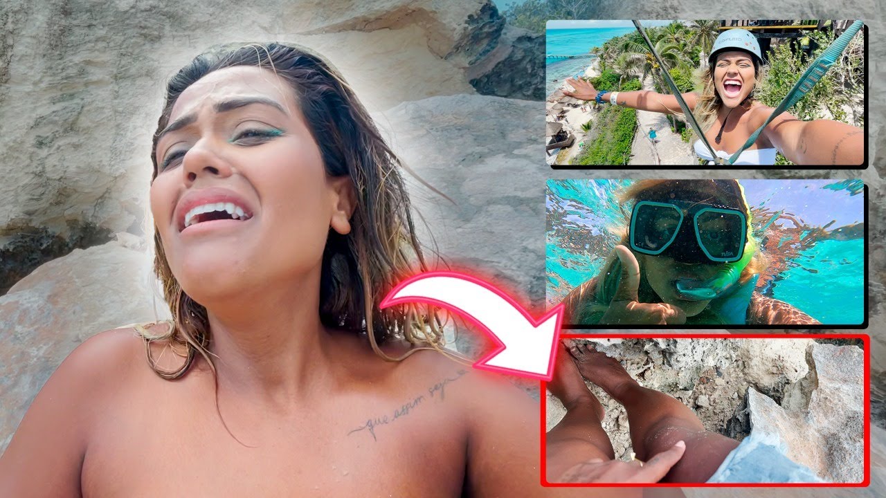 A CAMILA SE MACHUCOU NA ILHA !!!