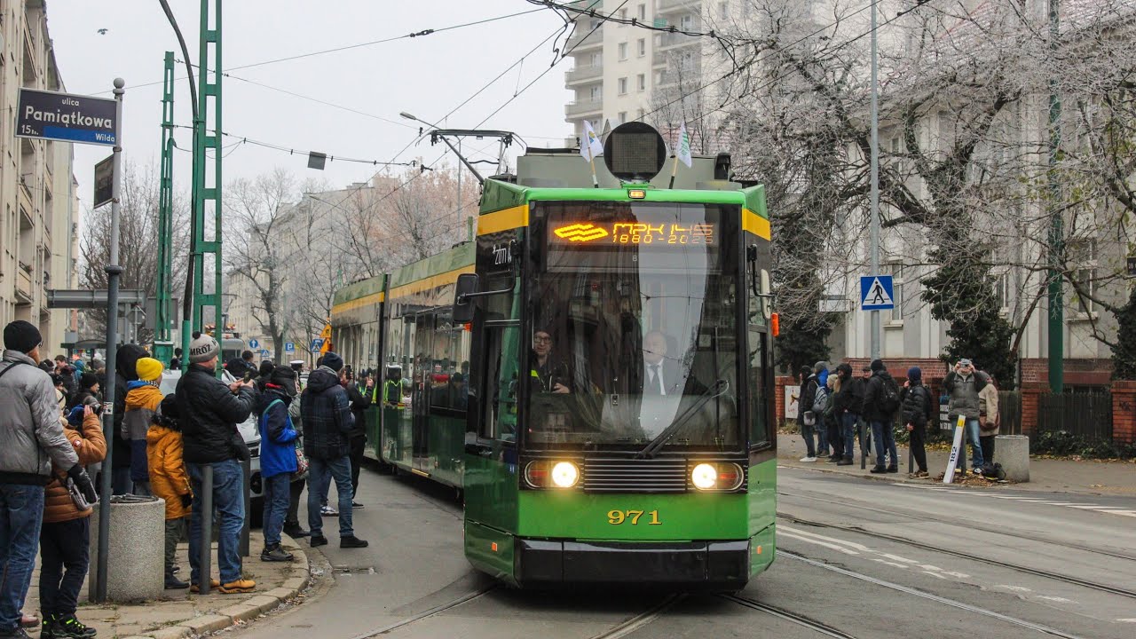 Przejazd: Düwag R1.1 #971 MPK Poznań - Parada Tramwajów 