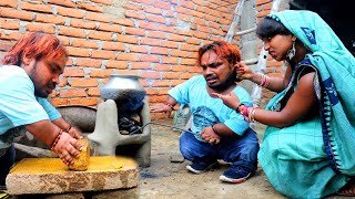 Domineering wife vs helpless husband - Dwarf's domineering wife enslaves her husband, what happens next? Bauna Comedy