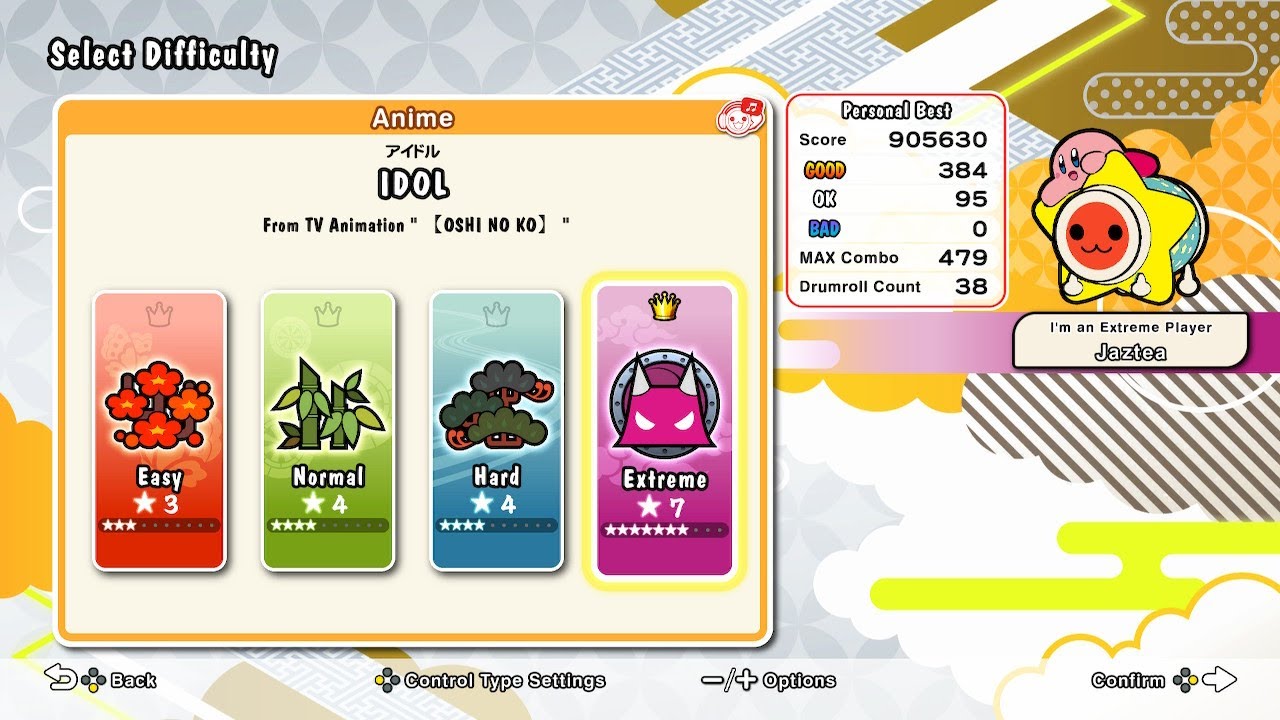 Idol Taiko no Tatsujin Oni Full Combo