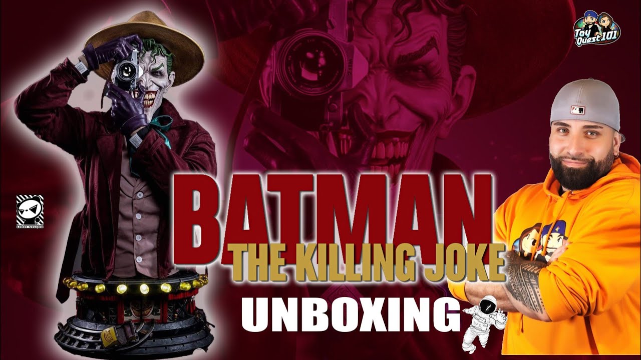 Batman The Killing Joke - Joker Life-Size Bust Review - YouTube