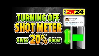 PS5/XBOX  How to Turn Off Shot Meter Tutorial!  NBA 2K24