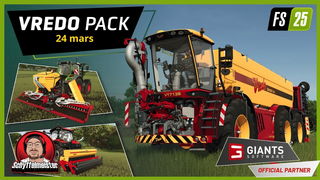 Early access | NYTT DLC | Farming Simulator 25 | Vredo Pack - YouTube