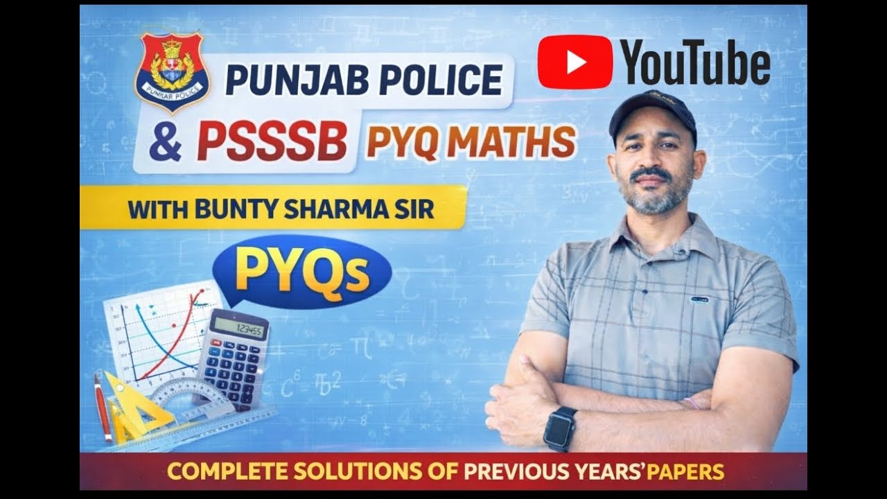 MATHS FOR ALL EXAMS PYQS BASED PATTERN BY LECT. BUNTY SHARMA