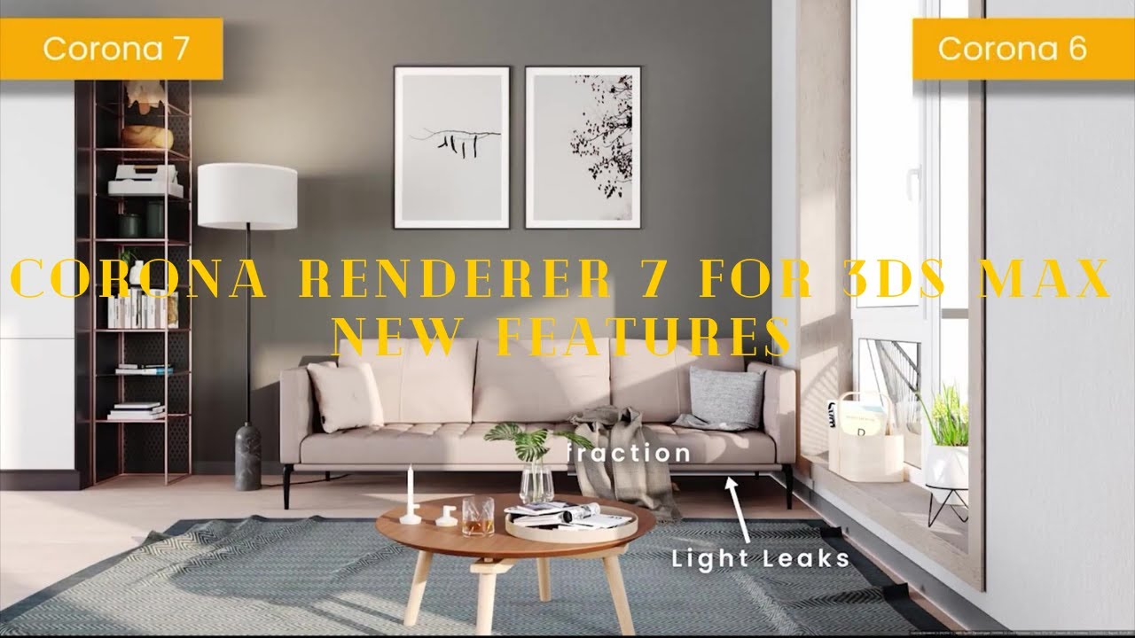 CORONA RENDERER 7 FOR 3DS MAX NEW FEATURES - YouTube