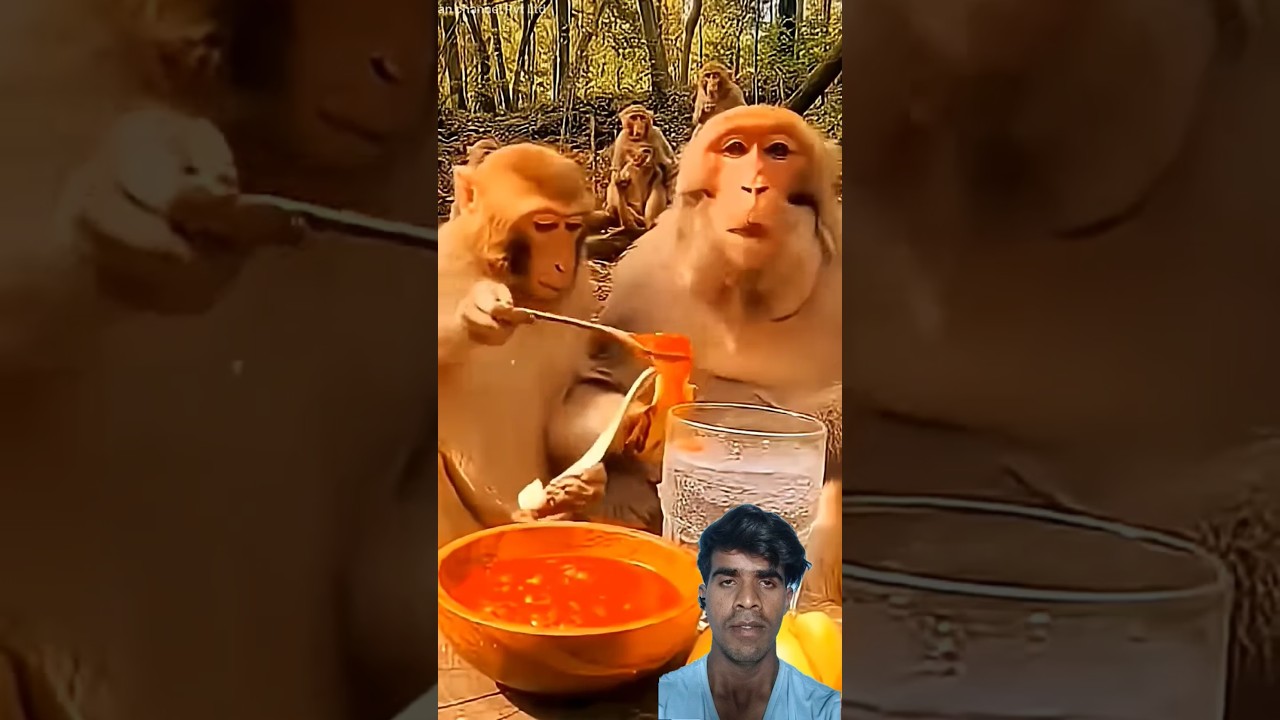 Bandar ko mirchi lag Gai 