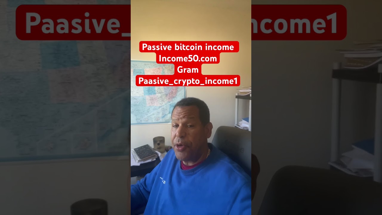 Passive bitcoin income 