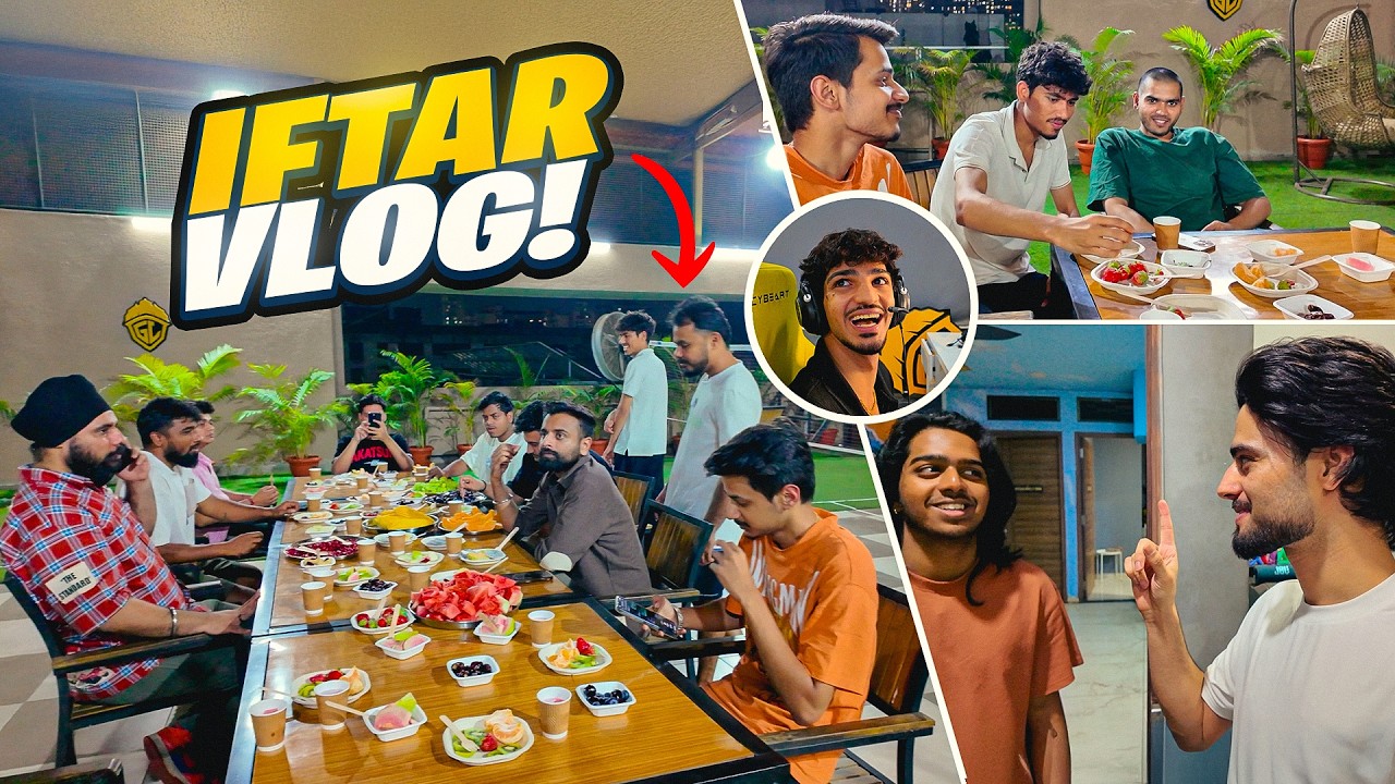 FIRST IFTAR IN GODLIKE ESPORTS BOOTCAMP | GODL CROW