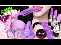 ASMR *EDIBLE SPOON, LIPSTICK, HAIR COMB 먹는 숟가락, 먹는 립스틱, 먹는 빗 먹방 (EATING SOUNDS) NO TALKING MUKBANG