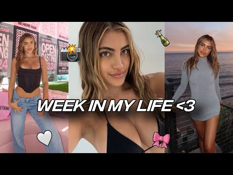 weekly vlog ♡ (pretty little thing casting, bottle girl shift, rolling loud, chiropractor+)