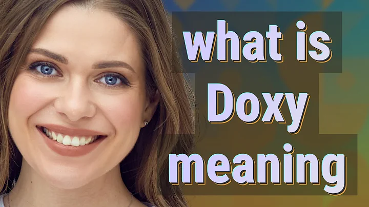 Doxy | meaning of Doxy