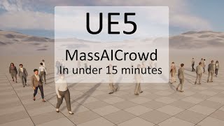 UE5 Tutorial MassAI Crowd in any project in less then 15 mins. screenshot 3