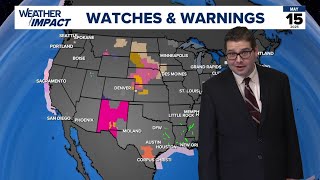 May 15, 2025 National Weather Outlook