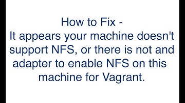 How to fix Vagrant issue   machine doesn