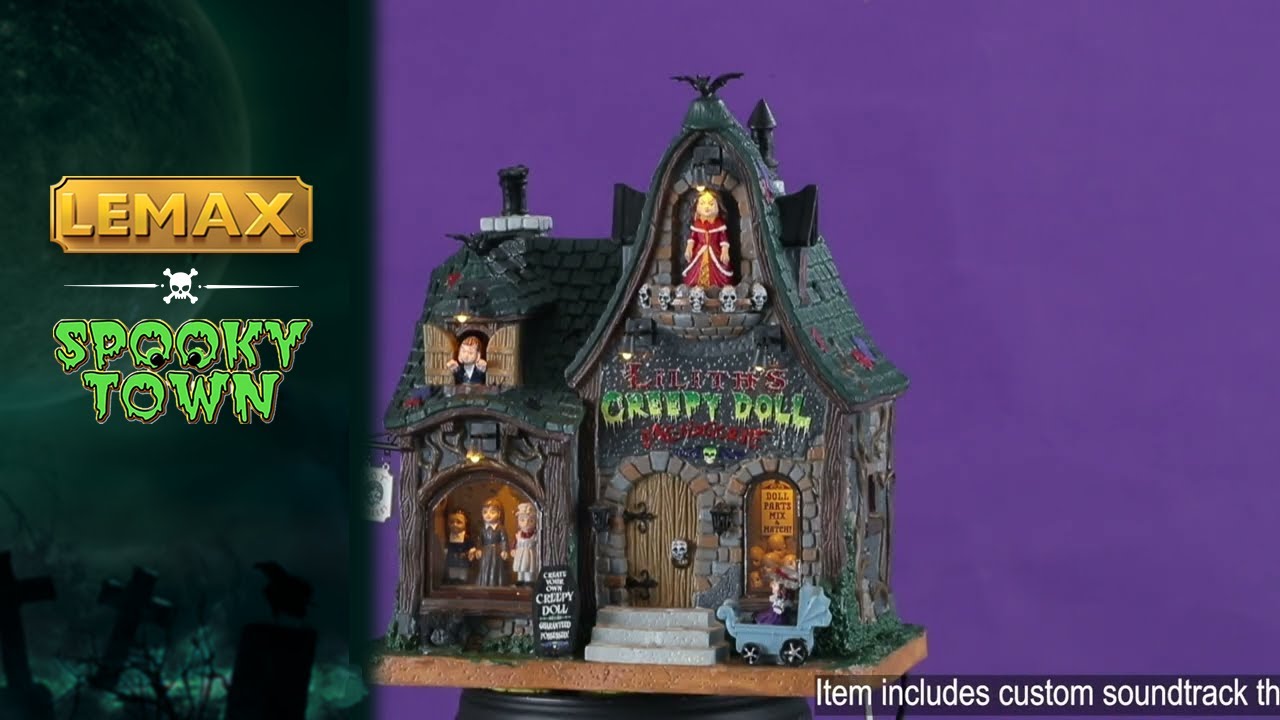 Sights and Sounds Lemax 65071 Creepy Doll Shop :: Kvalitný výber