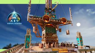 I Built a Tribe Tower with UNLIMITED FUEL | Ark : The Island [ E15 ]