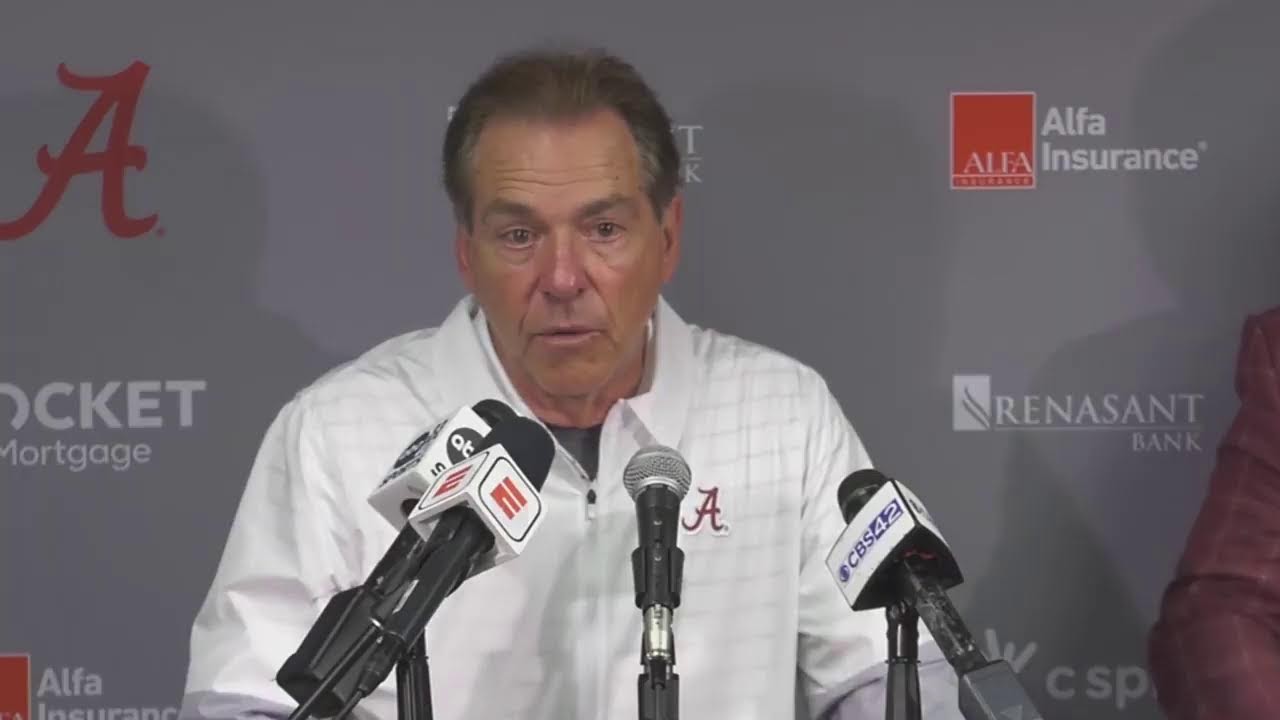 Watch Coach Saban's Postgame Press Conference presented by Royal Furniture.