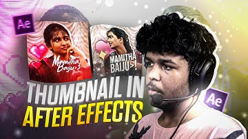 How to make thumbnail in AFTER EFFECTS!!