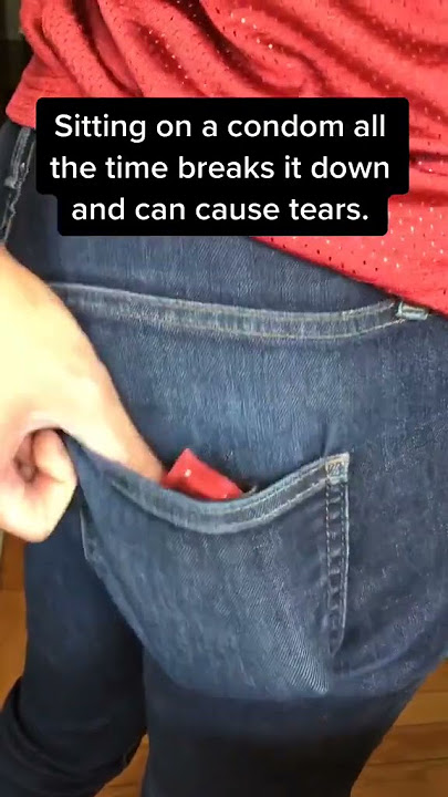 Condom Mistakes - Where To NEVER Carry A Condom | SELF