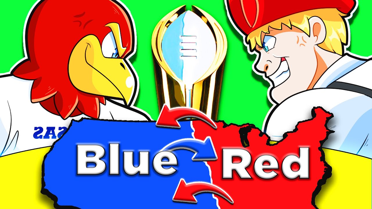 College Football Imperialism! RED VS BLUE!