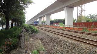 20120818@EMU500通過即將消失的臺中興進路口平交道