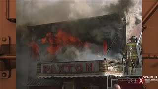 From the Vault " Landmark Majestic Thearter Burns in Paxton."