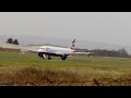 Airbus A319 (British Airways) Departing [BHD - LHR ] pure engine sounds