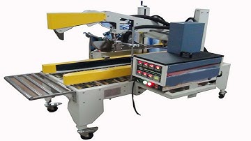 hotmelt glue carton sealing semi automatic case sealer Machine d