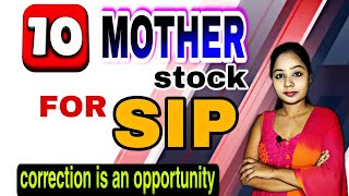 10 mother stock for sip | best SIP for long-term | best SIP stock #marketcrash