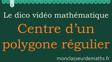 Dico vidéo : Centre d