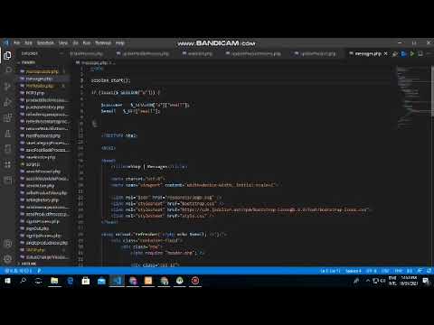 Program the message viewing and replying process