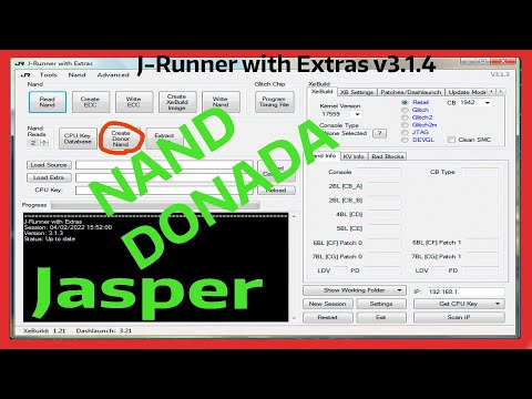 Crear Nand Donada RGH3.0 con J-Runner + Extras/Fix/ NO Dashboard/ No DVD Game