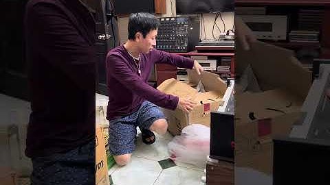 Unbox mở hàng ship về máy bay Đức Đài bóng đèn chân không !